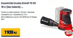 Datart Excentrická bruska Einhell TE-RS 18 Li (bez baterie) nabídka