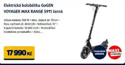 Datart Elektrická koloběžka GoGEN VOYAGER MAX RANGE S911 černá nabídka