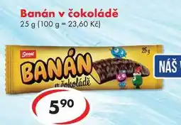 CBA Banán v čokoládě, 25 g nabídka
