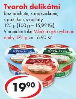 CBA Tvaroh delikátní, 125 g nabídka