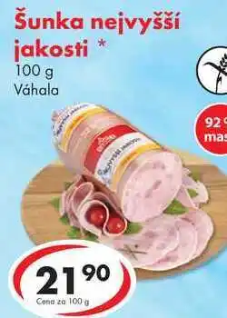 CBA Šunka nejvyšší jakosti, 100 g nabídka