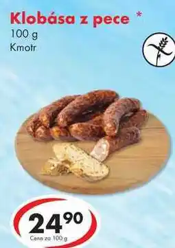 CBA Klobása z pece, 100 g nabídka