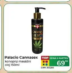 Tamda Foods Palacio Cannasex konopný masážní olej 150ml nabídka