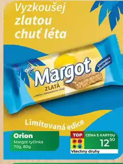 Tamda Foods Orion Margot tyčinka 70g, 80g nabídka
