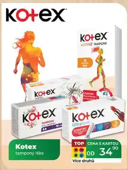Tamda Foods Kotex tampony 16ks nabídka