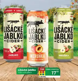 Tamda Foods Lišácké jablko 0,5L 4,5% plech nabídka