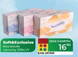 Tamda Foods Soft&Exclusive kosmetické ubrousky 150ks 2V nabídka