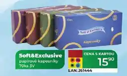 Tamda Foods Soft&Exclusive papírové kapesníky 70ks 3V nabídka