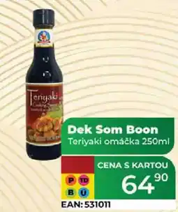 Tamda Foods Dek Som Boon Teriyaki omáčka 250ml nabídka