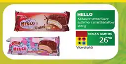 Tamda Foods HELLO Kakaové sendvičové sušenky s marshmallow 200 g nabídka
