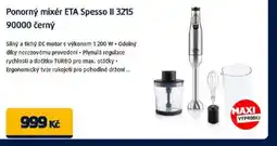 Datart Ponorný mixér ETA Spesso II 3215 90000 černý nabídka