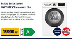 Datart Pračka Bosch Serie 6 WGG244Z5CS Iron Assist bílá nabídka