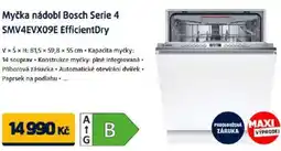 Datart Myčka nádobí Bosch Serie 4 SMV4EVX09E EfficientDry nabídka