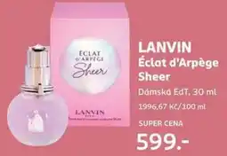 Rossmann LANVIN Éclat d'Arpège Sheer nabídka