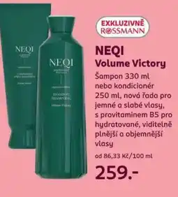 Rossmann NEQI Volume Victory nabídka