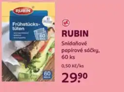 Rossmann RUBIN Snídaňové papírové sáčky nabídka
