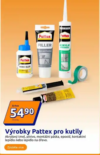 Action Výrobky pattex pro kutily nabídka