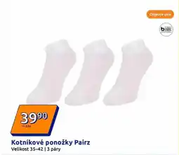 Action Kotníkové ponožky pairz nabídka