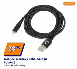 Action Nabíjecí a datový kabel sologic 8pinový nabídka