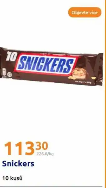 Action Snickers nabídka