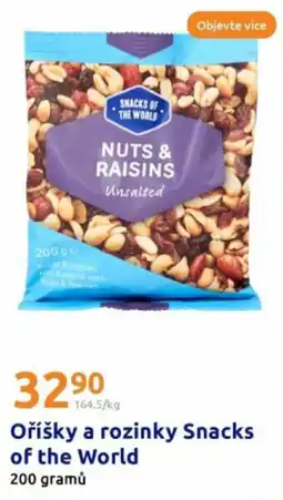 Oříšky a rozinky snacks of the world