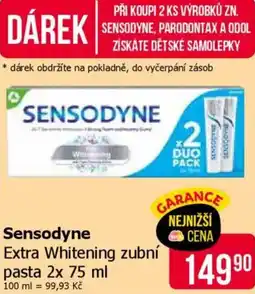 Teta SENSODYNE Extra whitening zubní pasta nabídka
