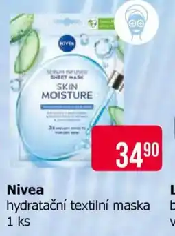 Teta NIVEA Hydratační textilní maska nabídka