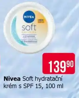 Teta NIVEA Soft hydratační krém s spf 15 nabídka