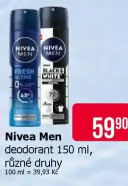 Teta NIVEA MEN Deodorant nabídka