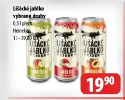 Partner Maloobchodní síť Lišácké jablko vybrané druhy nabídka