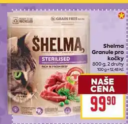 Billa Shelma Granule pro kočky 800 g nabídka