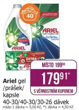 Teta Ariel gel prášek kapsle nabídka