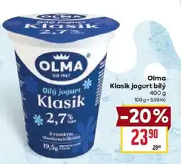Billa Olma Klasik jogurt bílý nabídka