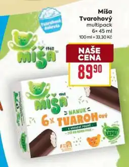 Billa Míša Tvarohový Multipack nabídka
