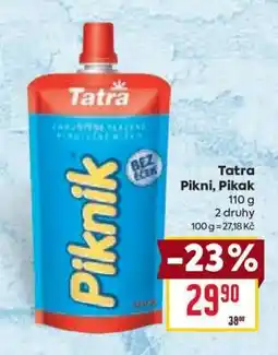 Billa Tatra Piknik, Pikak nabídka