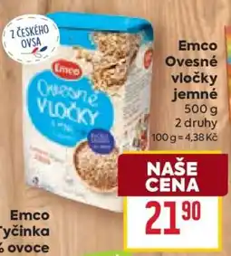 Billa Emco Ovesné vločky jemné nabídka