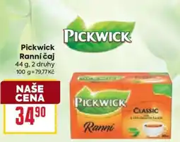 Billa Pickwick Ranní čaj nabídka