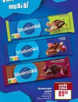 Billa Studentská pečeť nabídka
