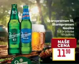 Billa Staropramen 10, Staropramen Nealko nabídka