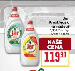 Billa Jar prostředek na nádobí nabídka