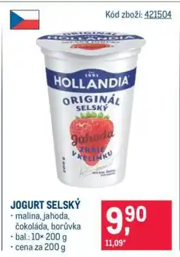 Makro Jogurt Selský nabídka