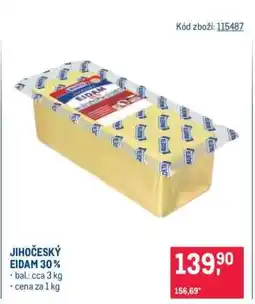 Makro Jihočeský eidam 30 % nabídka