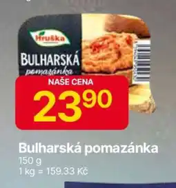 Hruška BULHARSKÁ POMAZÁNKA nabídka