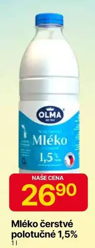 Hruška Mléko čerstvé polotučné 1,5% nabídka