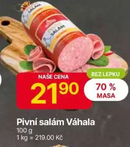 Hruška Pivní salám Váhala nabídka