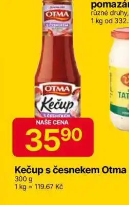 Hruška Kečup s česnekem OTMA nabídka