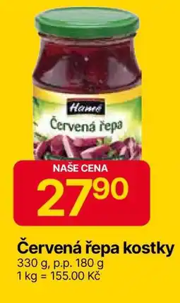 Hruška Červená řepa kostky nabídka