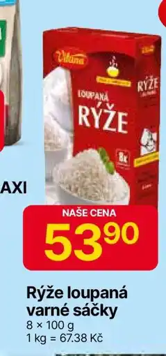 Hruška Rýže loupaná varné sáčky nabídka