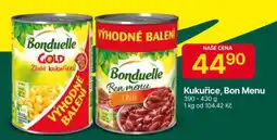 Hruška Kukuřice, Bon Menu nabídka