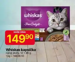 Hruška Whiskas kapsička nabídka